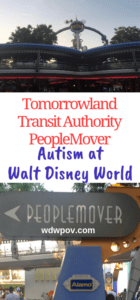 Tomorrowland Transit authority PeopleMover Autism Rides at Walt Disney World