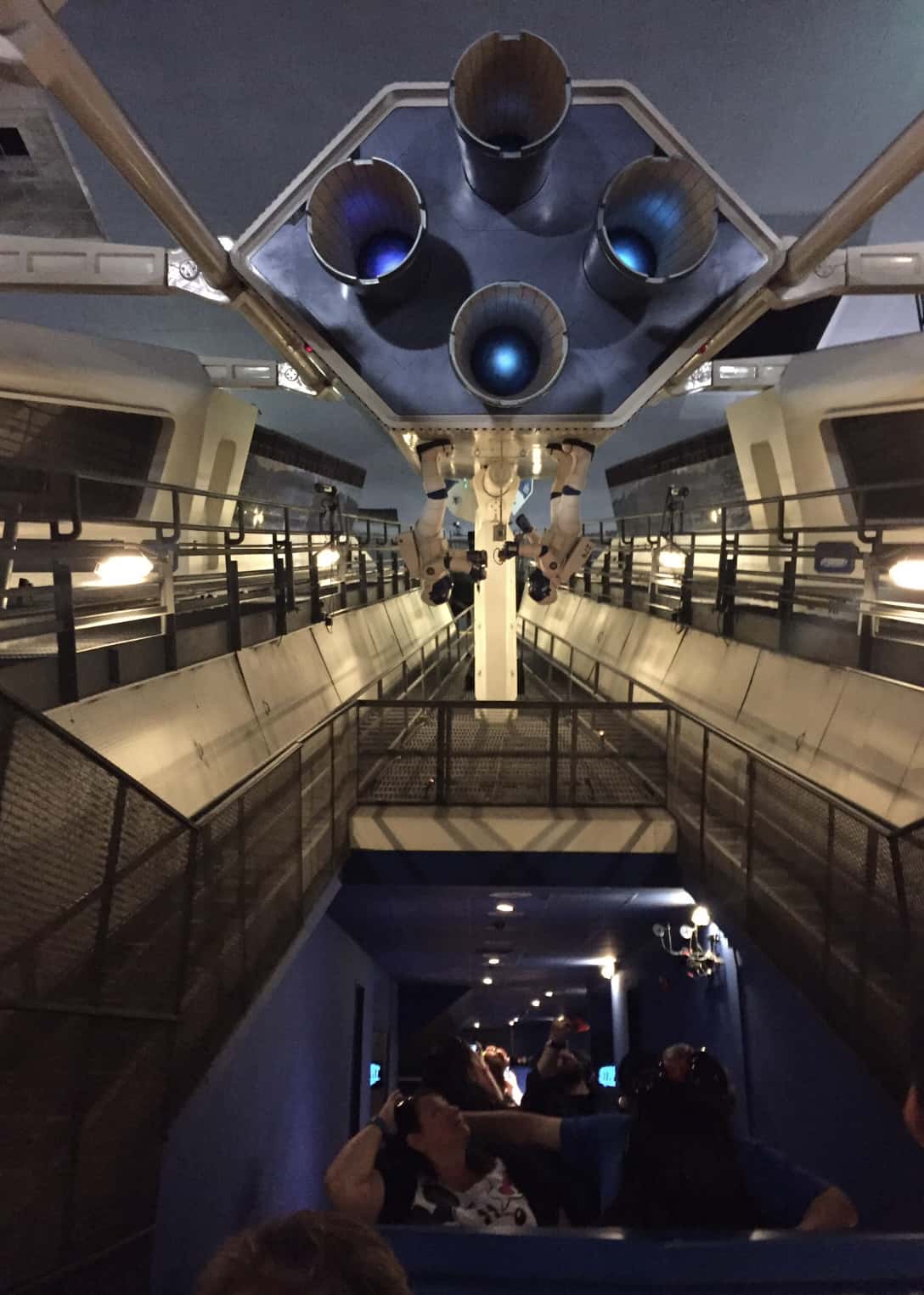 Space Mountain from the PeopleMover